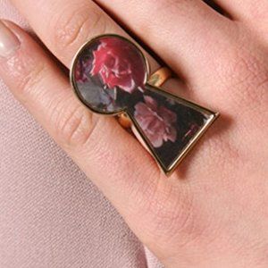 Disney x Tom Binns "Talking Rose" Keyhole Ring